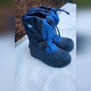 Sorel Kids Blue Winter Boots Size 12 Big Kid